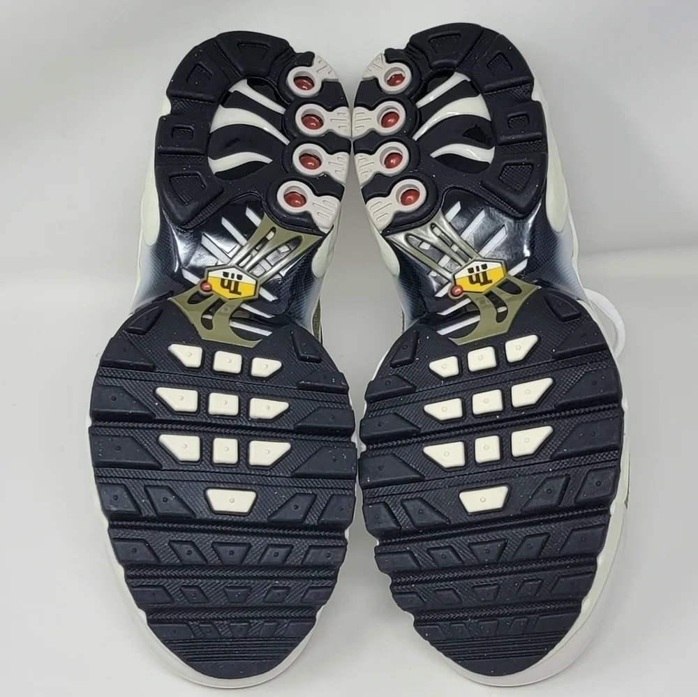 Nike Air Max Plus GS Leopard White Olive DX9283-100 Youth Sz 5Y=Wmn Sz 6.5 New